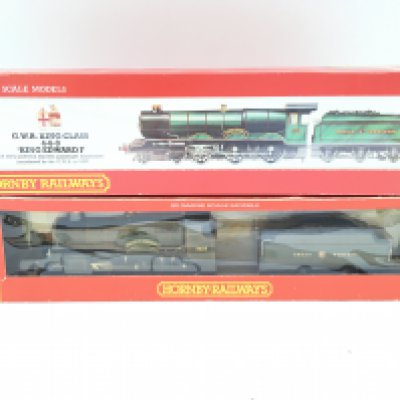 2 X Boxed Hornby 00 Gauge Locomotives. A 4-4-0 Loco County Of Cornwall And G.W.R 4-6-0 King Edward I. No Reserve.