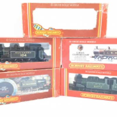 5 Boxed Hornby 00 Gauge Locomotives.No Reserve.