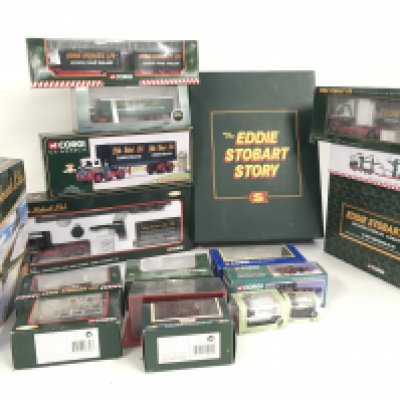 A collection of 19 boxed Eddie Stobart featuring a variety of vehicles styles from a Reliant Regal van to a Douglas DC3 plane. No reserve