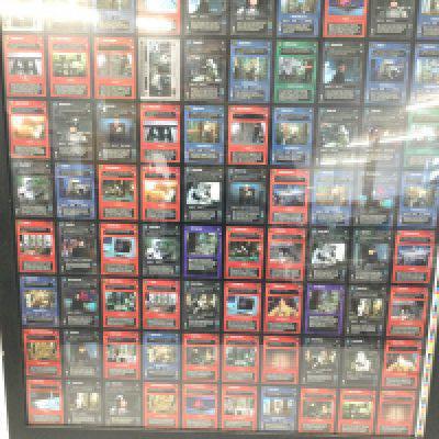 A Framed Uncut Star Wars Customisable Card Game Endor Expansion Set Sheet. No Reserve. This lot cannot be posted.