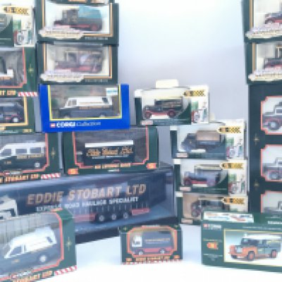 A Lage Collection of Boxed Eddie Stobart Vehicles. By Various Makers.(2).