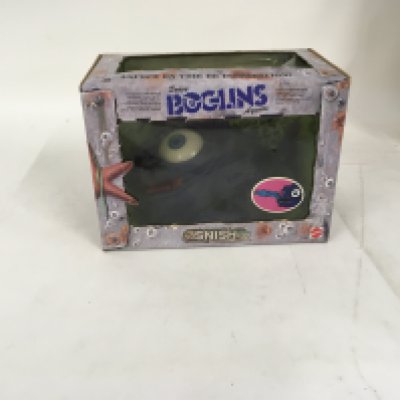 Boxed Boglin SNISH from Soggy Aquatic. No visible perishing to rubber. No reserve