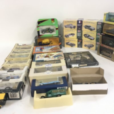 A collection in excess of 25 boxed model motor vehicles by Corgi..Atlas..Lledo etc. no reserve.