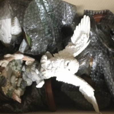 A large collection of Various owl figures, this lot cannot be posted