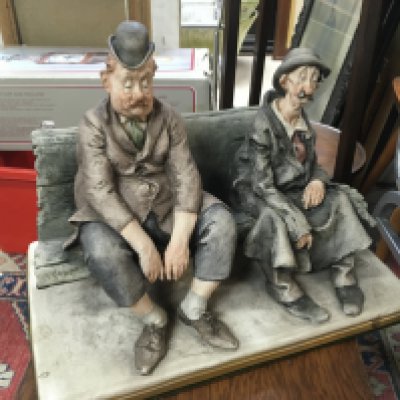 A Capidimonte figure group , made in Italy. This lot cannot be posted