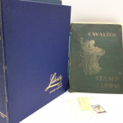 A collection of GB & world stamps including a penny black. postage catC