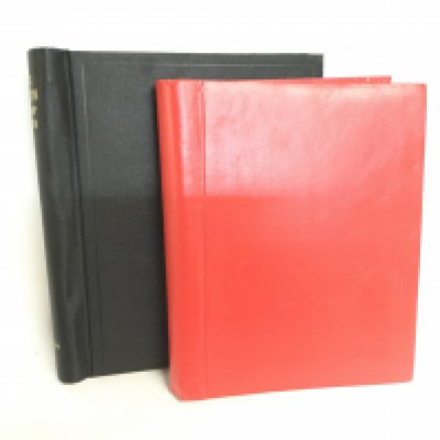 Two stamp albums including an album consisting of 20th century Chinese stamps and an album of world stamps. Postage category C