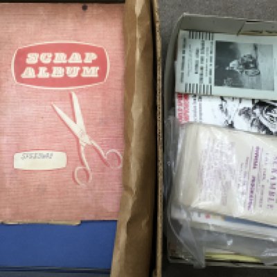 A collection of speedway memorabilia including programmes, annuals, scrap books etc