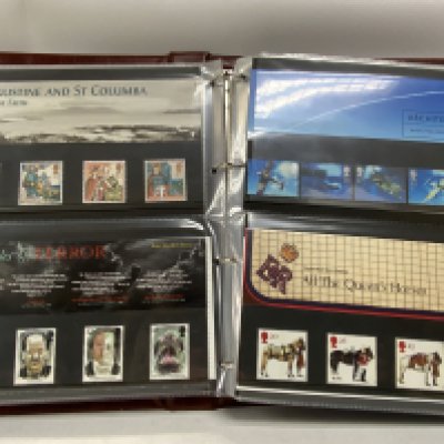 A Royal Mail presentation albums of presentation packs (104).