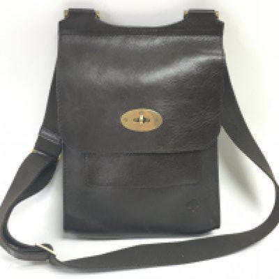 A leather Mulberry bag , postage category C