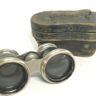 A pair of cased French Field and Marine binoculars, this lot cannot be posted. NO RESERVE