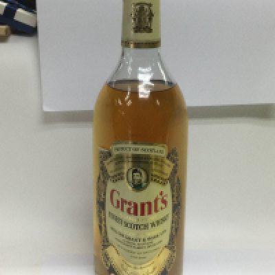A 3.75l bottle of Grant's whisky. Shipping category D. NO RESERVE