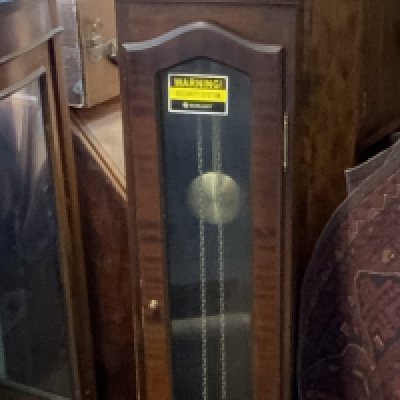 A modern Tempus Fugit grandmother clock. 179cm. NO RESERVE