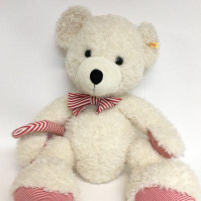 A large Steiff Lotte teddy bear, approximately 50cm tall. This lot cannot be posted. NO RESERVE