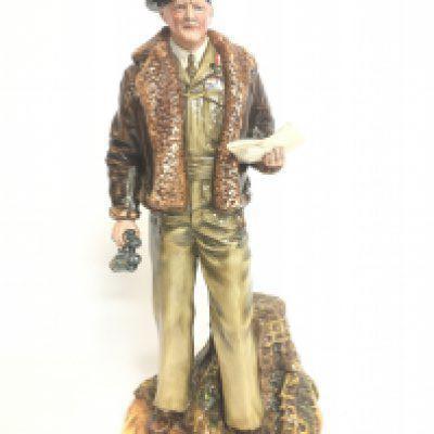 A Royal Doulton limited edition porcelain figure, Field Marshall Montgomery. HN3405. 30cm tall approximately. No obvious damage or restoration This lot cannot be posted.