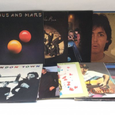 Six Paul McCartney & Wings LPs comprising 'McCartney II', 'Band On The Run' and others plus three 12inch singles.