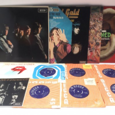 A collection of Rolling Stones LPs, EPs and 7inch singles including the self titled debut LP, 'Got Live If You Want It' EP and others.