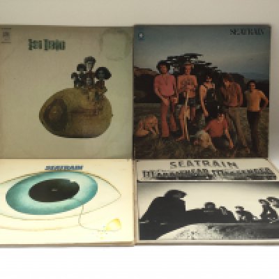 Four Seatrain LPs, condition generally Ex.