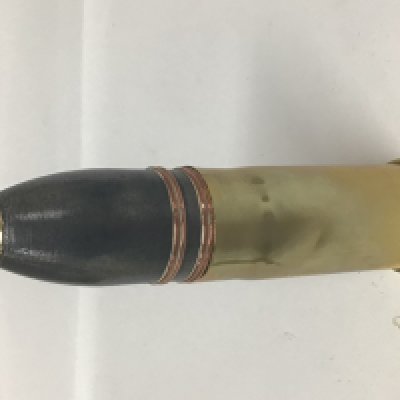 A I world war Artillery inert shell possibly French Height 16.5cm