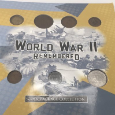 A WW2 remembered coin set collection. Postage A
