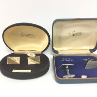 Cufflinks including one silver pair NO RESERVE