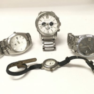 A small collection of dress watches.