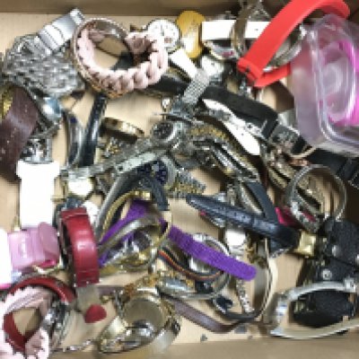 A collection of used quartz designer watches