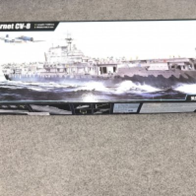A Boxed Merit Model kit Of USS Hornet CV-8 1/200 Scale No Reserve.
