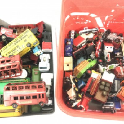 2 X Boxes Containing Playworn Diecast. No Reserve.