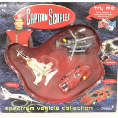 A Boxed Carlton Captain Scarlet Vehicle Collection. No Reserve.