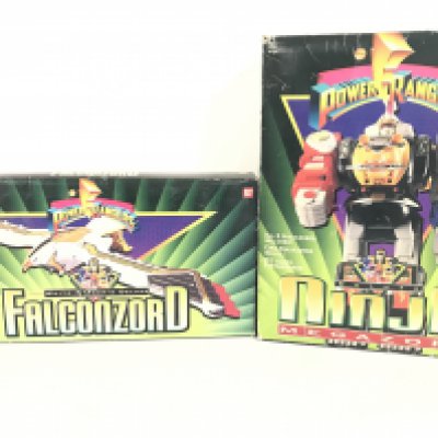 A Boxed Power Rangers Falcon Sword And A Ninja Megazord. parts Missing/Damaged. No Reserve. (2).