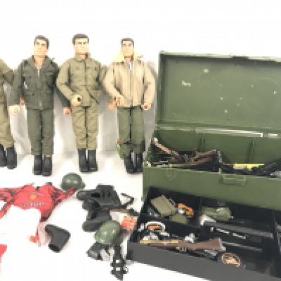 A Collection of Modern Action Men With Accessories (some Vintage). No Reserve.