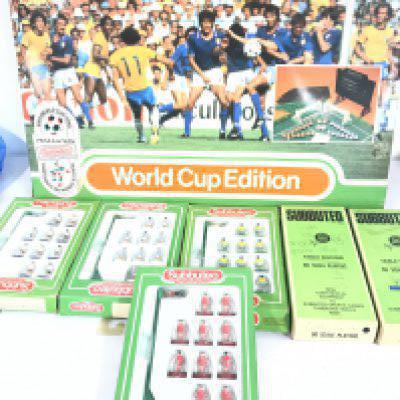 A Collection Of Boxed Subbuteo. Some Damage. No Reserve.