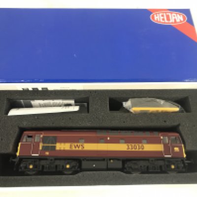 A Boxed Heljan 00 Gauge Class 33/0 Diesel EWS. #3303.