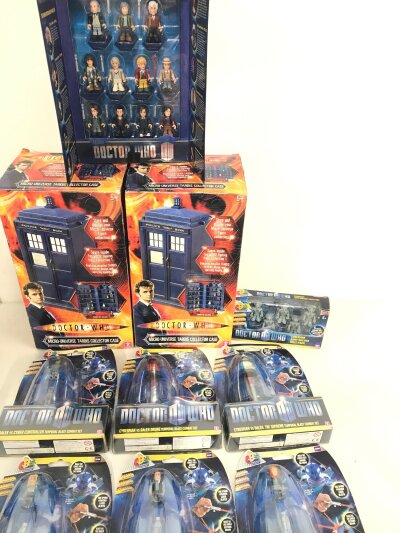 A Large Collection Of Boxed And Carded Doctor Who Figures. Including Micro. No Reserve. (2).
