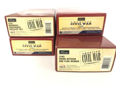 A Collection Of 4 X Boxed Britains Civil War Sets. #s 17531. 17804. 17663 And 17481. (4).