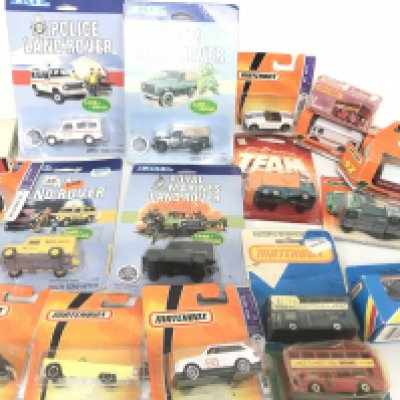 A Collection Of Carded And Boxed Matchbox And Ertl Diecast. No Reserve.