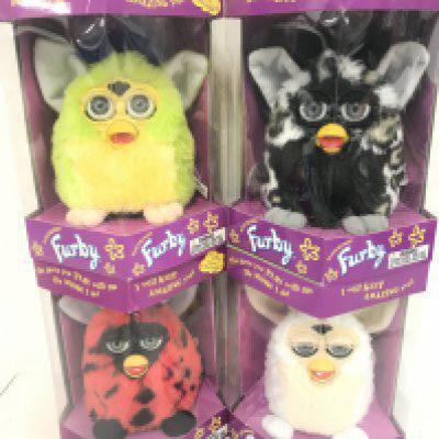 4 Boxed And Sealed Tiger/Hasbro Furbys including Husky. Snowball. Ladybug And Kiwi.
