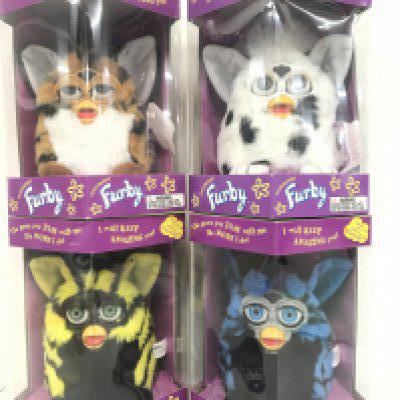 4 X Boxed And Sealed Tiger/Hasbro Furbys including Dalmatian. Blue Turtle. Bumblebee And Tiger.