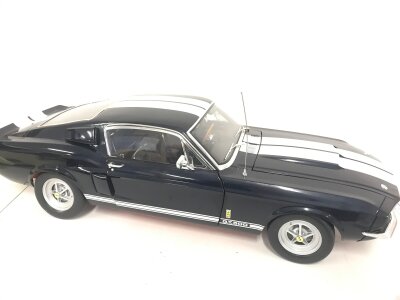 A Built Deagostini 1967 Ford Mustang. 1/8 Scale With Display Case. No Reserve.