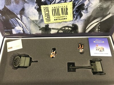 A Boxed Britains Confederate Six Horse Caisson Set #17433. No Reserve.