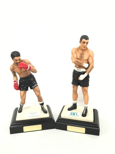 2 X Endurance Limited Boxing Figures. Jimmy Wild An Roberto Duran. (2)