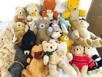 Collection of assorted teddies no reserve.