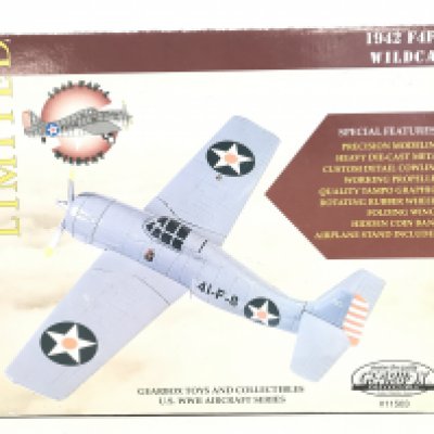 A Boxed Gearbox Collectibles 1942 F4F-4 Wildcat.