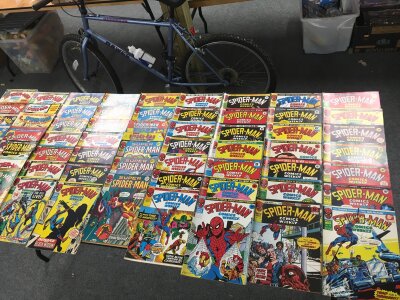 Large collection of spider man comics by marvel.