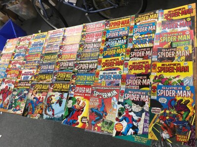 A Collection of assorted Spider-Man comics