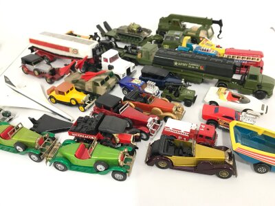 A Collection of Playworn Diecast Including Matchbox.