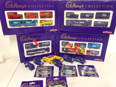 A Collection Of Boxed And Loose Majorette Cadburys Diecast. No Reserve.