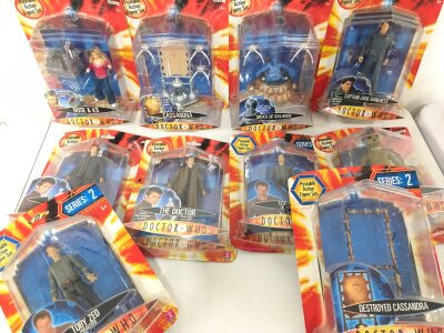 A Collection of Boxed Doctor Who Figures. No Reserve.
