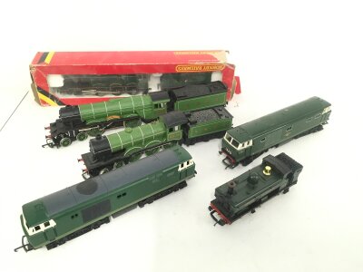 6 X 00 Gauge Locomotives And A Boxed kneeler Hall
